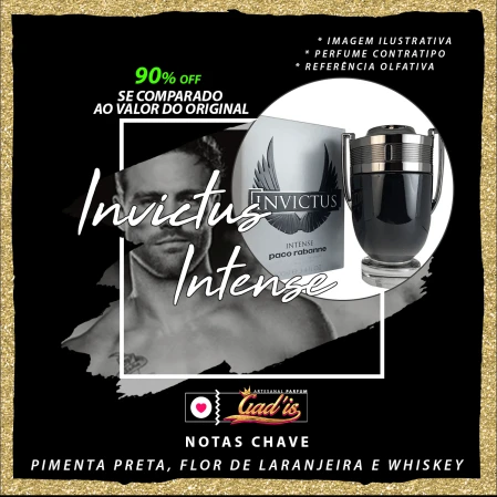 Perfume Similar Gadis 645 Inspirado em Invictus Intense Contratipo